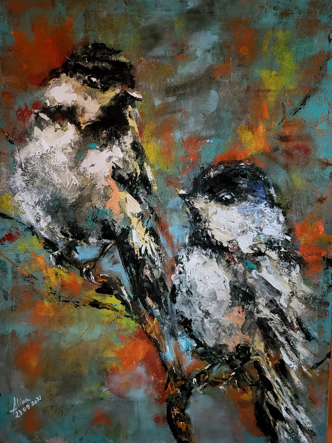ArteDiAlina.com painting: Fall ....in love